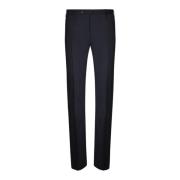 Blauwe Straight Leg Broek Incotex , Blue , Heren