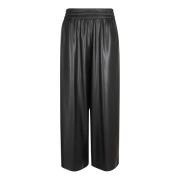 Zwarte Jersey Broek Max Mara Weekend , Black , Dames