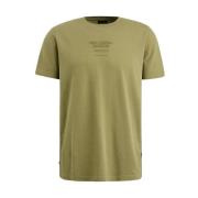 Gestructureerde Jersey Korte Mouw T-shirt PME Legend , Green , Heren