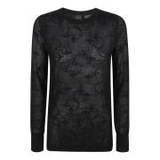 Zwarte Sweater Aw24 Elegant Chic Design Pinko , Black , Dames