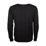 Casual Ronde Hals Sweater Xagon Man , Black , Heren