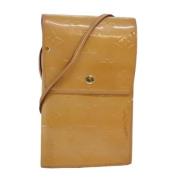 Pre-owned Leather wallets Louis Vuitton Vintage , Beige , Dames