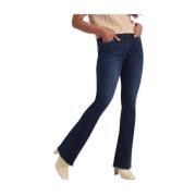 Flared Jeans Cr0019 Florez , Blue , Dames