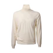 Witte Flexwool Coltrui Sweater Zanone , White , Heren