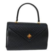 Pre-owned Leather handbags Bally Pre-owned , Black , Dames