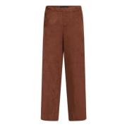 Culotte van imitatieleer met Zakken Betty Barclay , Brown , Dames