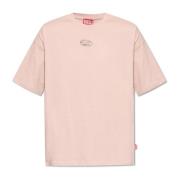 T-shirt met logo T-Boxt-S5 Diesel , Pink , Heren