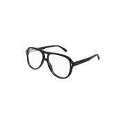 Zwarte Frame Zonnebril Gg1044O 001 Gucci , Black , Unisex