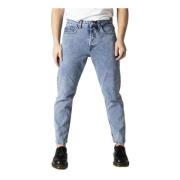 Blauwe Rits/Knoopsluiting Heren Jeans Only & Sons , Blue , Heren