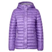 Paarse Hoodie met Rits Street One , Purple , Dames