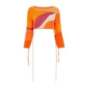 Gehaakte Sunset Sweater House of Sunny , Multicolor , Dames