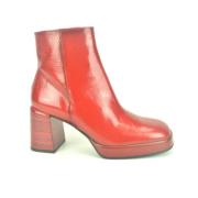 Rode Kant Bootie Hispanitas , Red , Dames