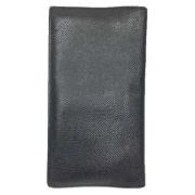 Pre-owned Leather wallets Bvlgari Vintage , Black , Dames