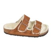 Comfortabele Zomer Sandalen Birkenstock , Brown , Unisex