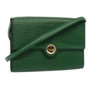 Pre-owned Leather louis-vuitton-bags Louis Vuitton Vintage , Green , D...