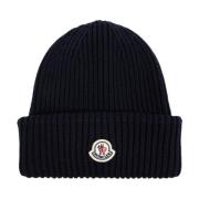 Wollen muts Moncler , Blue , Heren