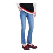 Slim Fit Jeans met Tailleband Silvian Heach , Blue , Dames