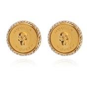 Logo Oorbellen Alexander McQueen , Yellow , Dames