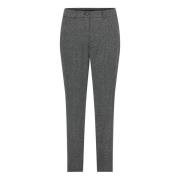 Relaxed Fit Businessbroek met streep Betty Barclay , Black , Dames