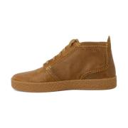 Leren Veterschoenen voor Mannen Clarks , Beige , Heren