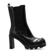 Gehakte enkellaarzen D-Hammer CH D Diesel , Black , Dames