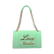 Schoudertas Love Moschino , Green , Dames