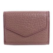 Pre-owned Leather wallets Maison Margiela Pre-owned , Purple , Dames