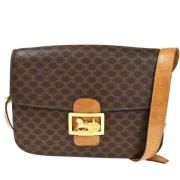 Pre-owned Canvas celine-bags Celine Vintage , Brown , Dames