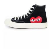 Chuck Taylor 1970s High Sneaker Comme des Garçons Play , Black , Heren