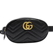 Pre-owned Leather gucci-bags Gucci Vintage , Black , Dames