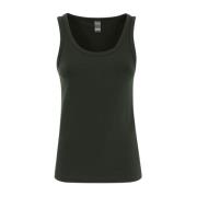 Tanktop F**k , Green , Dames