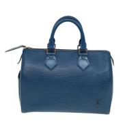 Pre-owned Fabric louis-vuitton-bags Louis Vuitton Vintage , Blue , Dam...