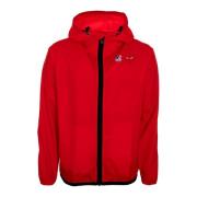 Volledige Rits Hoodie Regenjas Comme des Garçons Play , Red , Heren