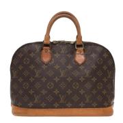 Pre-owned Canvas louis-vuitton-bags Louis Vuitton Vintage , Brown , Da...