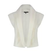 Teddy Gilet Vest Tramontana , White , Dames