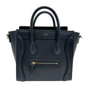 Pre-owned Leather celine-bags Celine Vintage , Black , Dames