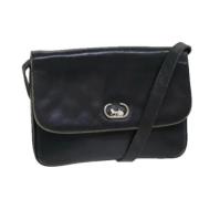 Pre-owned Leather celine-bags Celine Vintage , Black , Dames