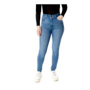 Hoge Taille Skinny Fit Jeans Levi's , Blue , Dames