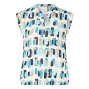 Blousetop met Grafische Print Betty & Co , Multicolor , Dames