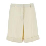 Ivory Hennep Shorts Jil Sander , Beige , Dames