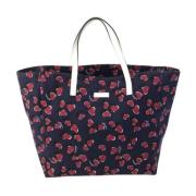 Pre-owned Canvas totes Gucci Vintage , Blue , Dames