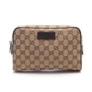 Pre-owned Canvas crossbody-bags Gucci Vintage , Beige , Dames