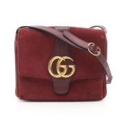 Pre-owned Leather shoulder-bags Gucci Vintage , Red , Dames