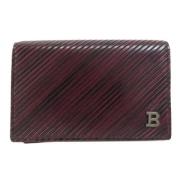 Pre-owned Leather wallets Bally Pre-owned , Red , Dames