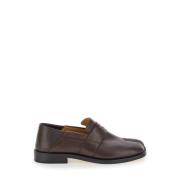 Bruine Tabi Loafers Platte Schoenen Maison Margiela , Brown , Dames