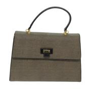 Pre-owned Canvas fendi-bags Fendi Vintage , Gray , Dames