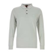 Lichtgrijs Stretch Piquet Polo Shirt Boss , Gray , Heren