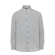 Casual Overhemd met Opstaande Kraag Drykorn , Gray , Heren