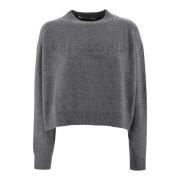 Gebreide Logo Sweater Grijs Philosophy di Lorenzo Serafini , Gray , Da...