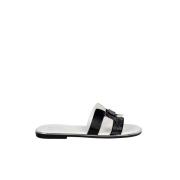 Elegante Instap Sandalen met Versieringen Liu Jo , Black , Dames